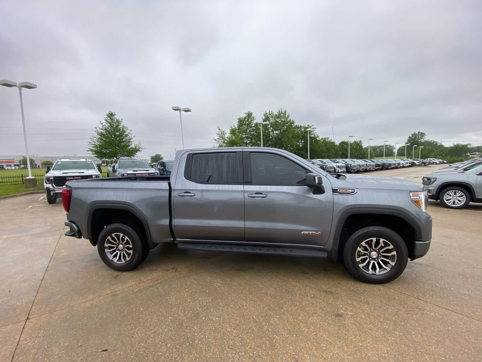 Used 2022 Satin Steel Metallic GMC AT4 image 4