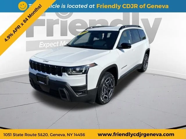 New 2026 Bright White Clear-Coat Exterior Paint Jeep Limited image 1