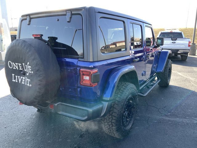 Used 2020 Ocean Blue Metallic Clearcoat Jeep Rubicon image 13
