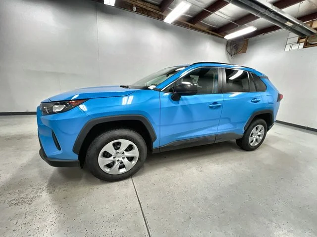 Certified Used 2021 Blue Toyota LE image 5