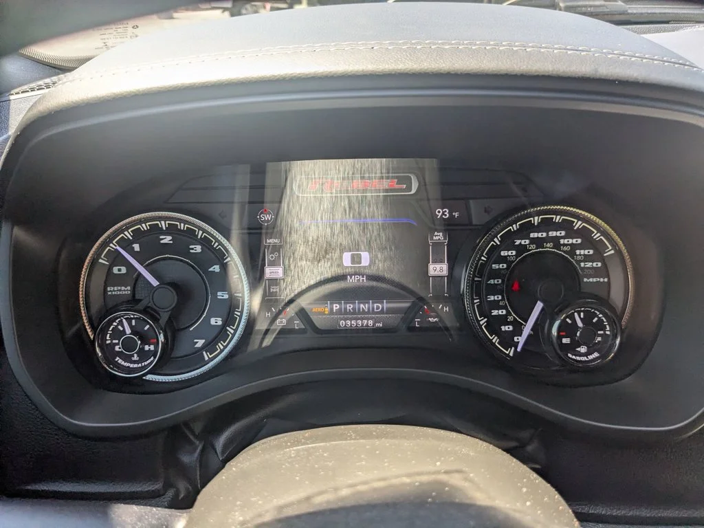 Used 2022 Granite Crystal Metallic Clearcoat Ram Rebel image 15