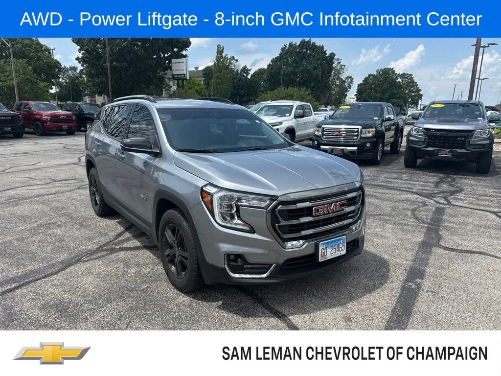 Used 2023 Gray GMC AT4 image 1