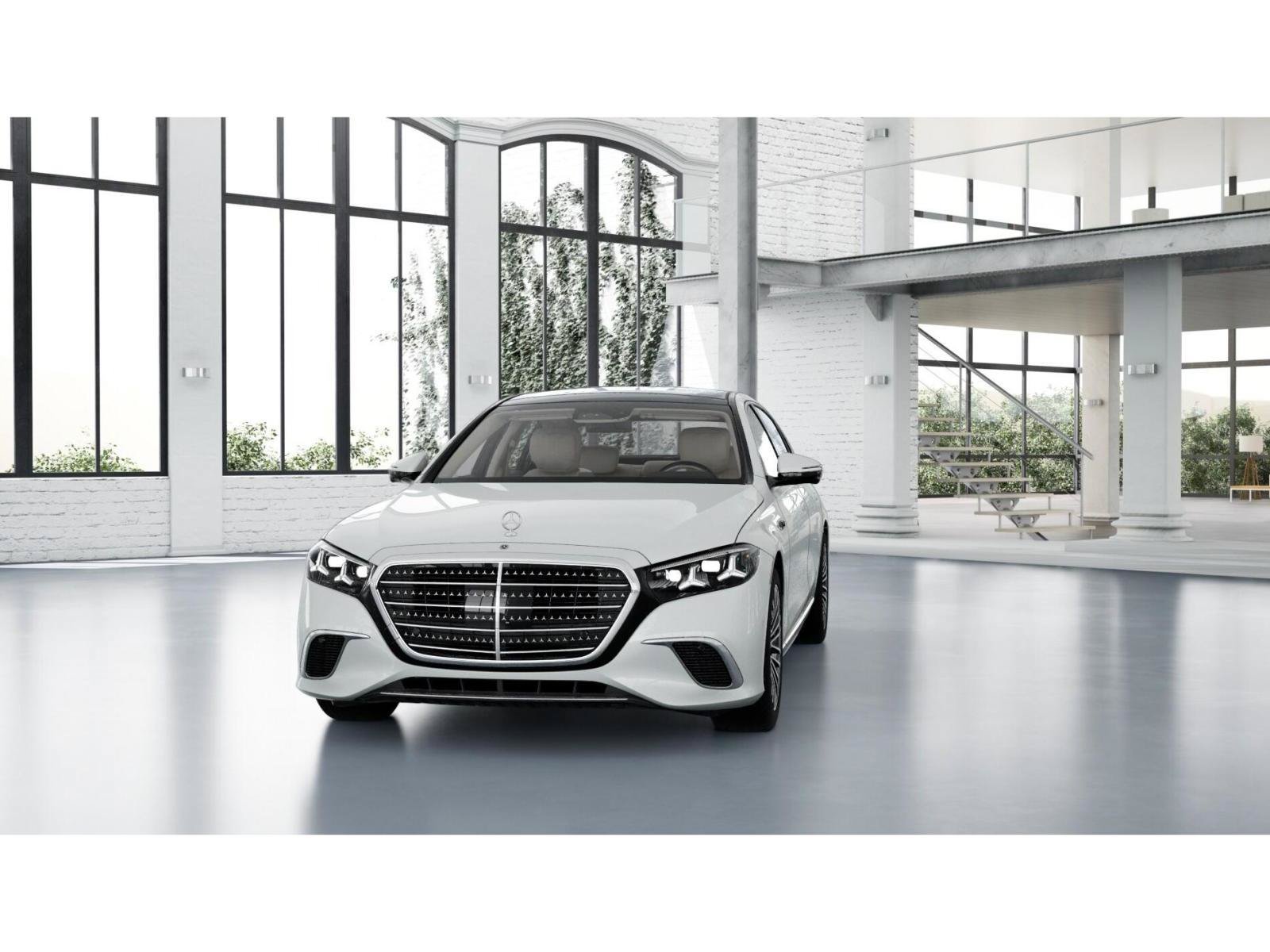 New 2027 MANUFAKTUR Moonlight White Metallic Mercedes-Benz S 500 4MATIC® Sedan image 42