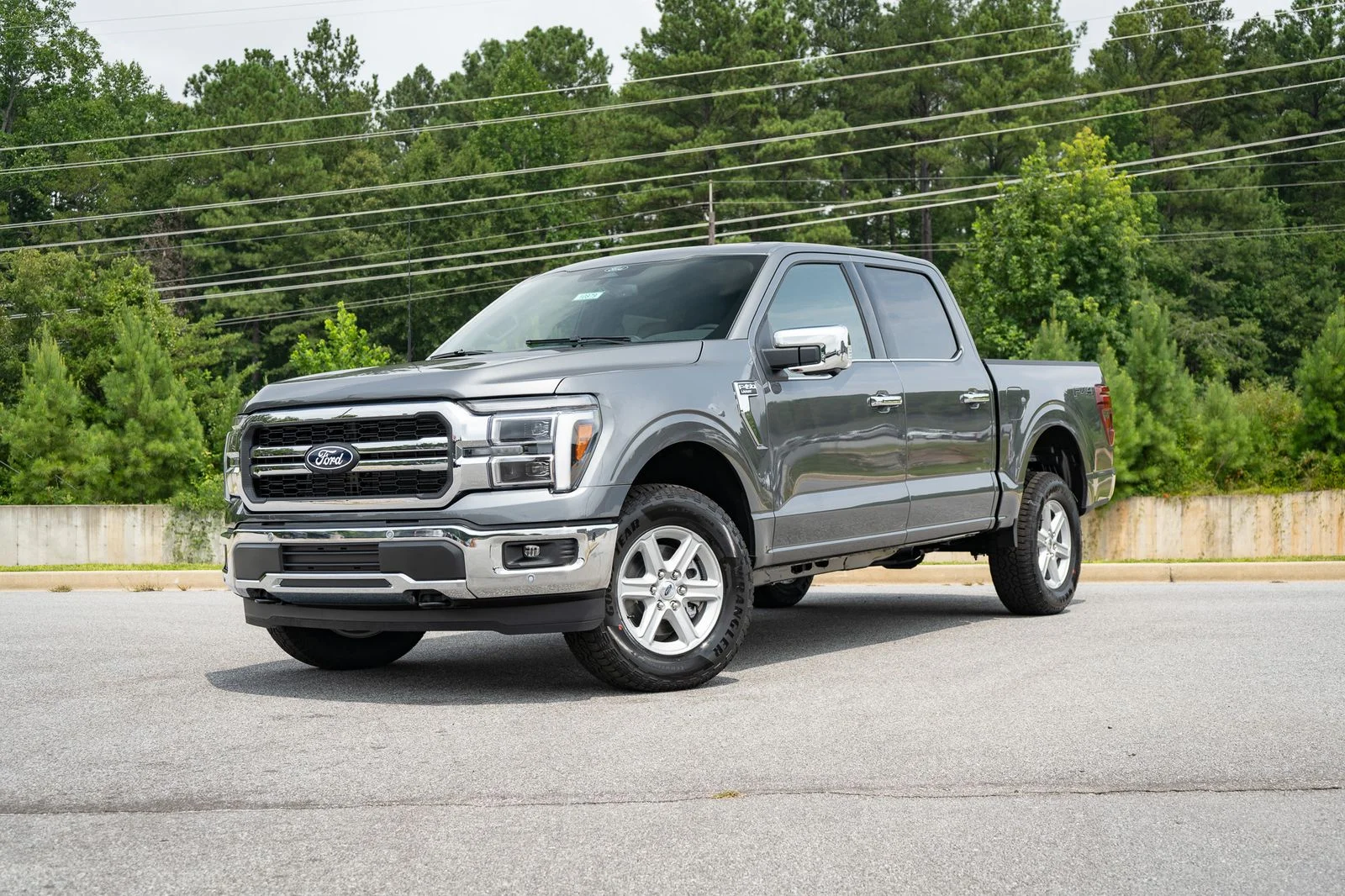 New 2026 Carbonized Gray Metallic Ford Lariat® image 1