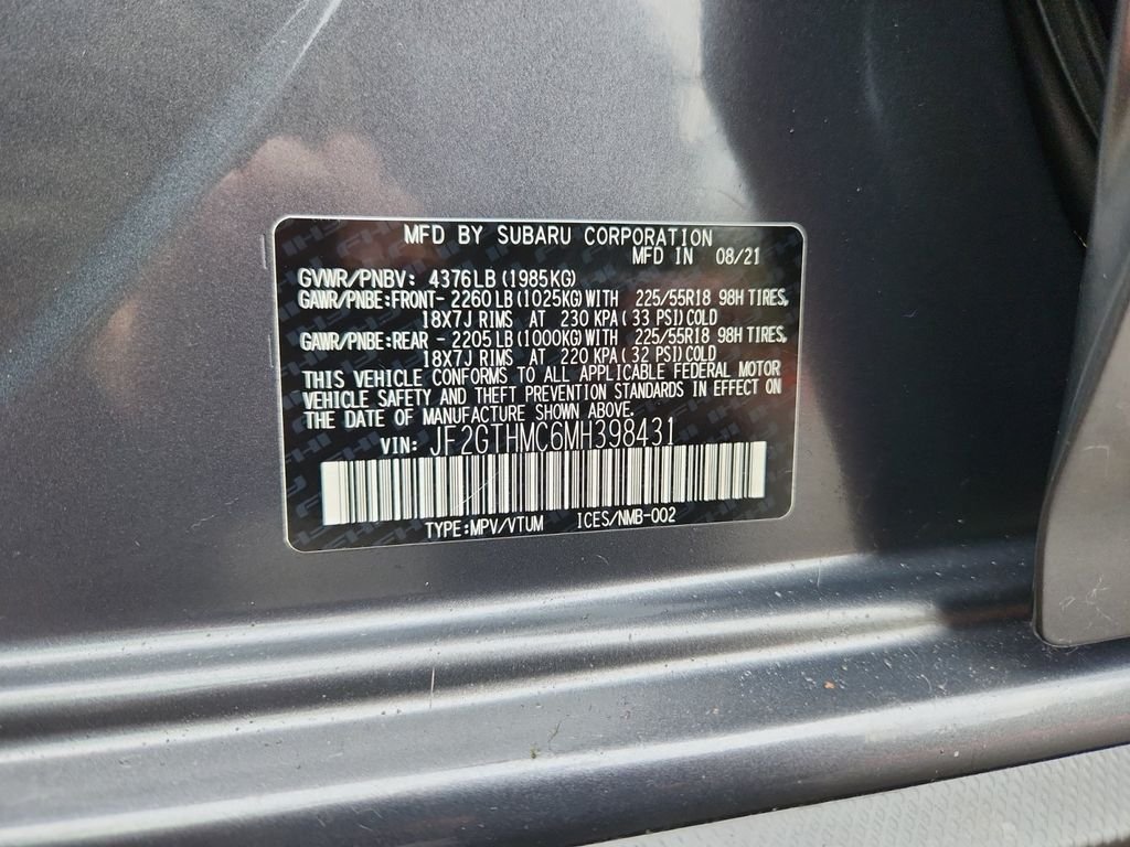 Used 2021 Gray Subaru Limited image 25