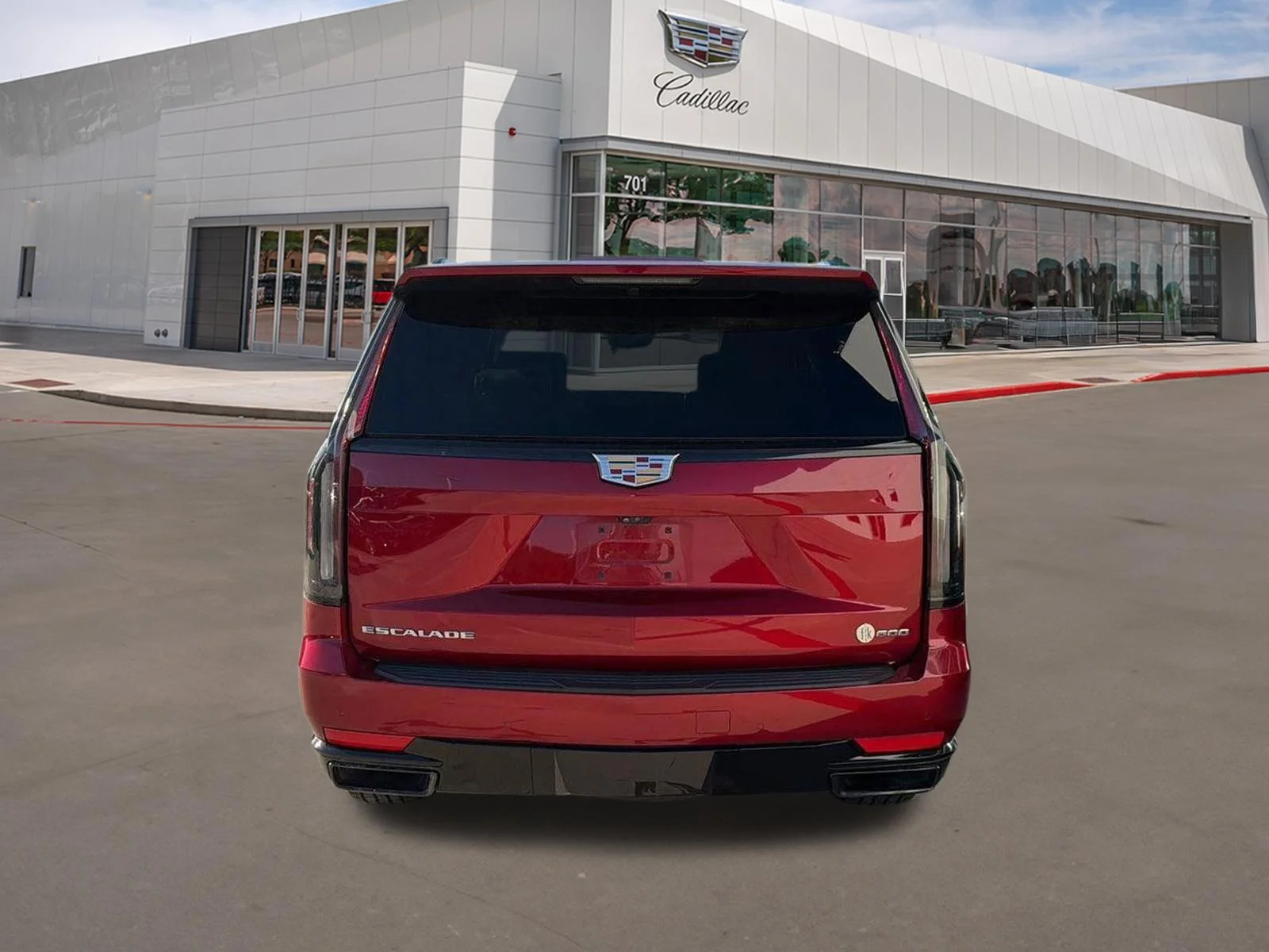 Used 2023 Radiant Red Tintcoat Cadillac RWD Sport Platinum image 4