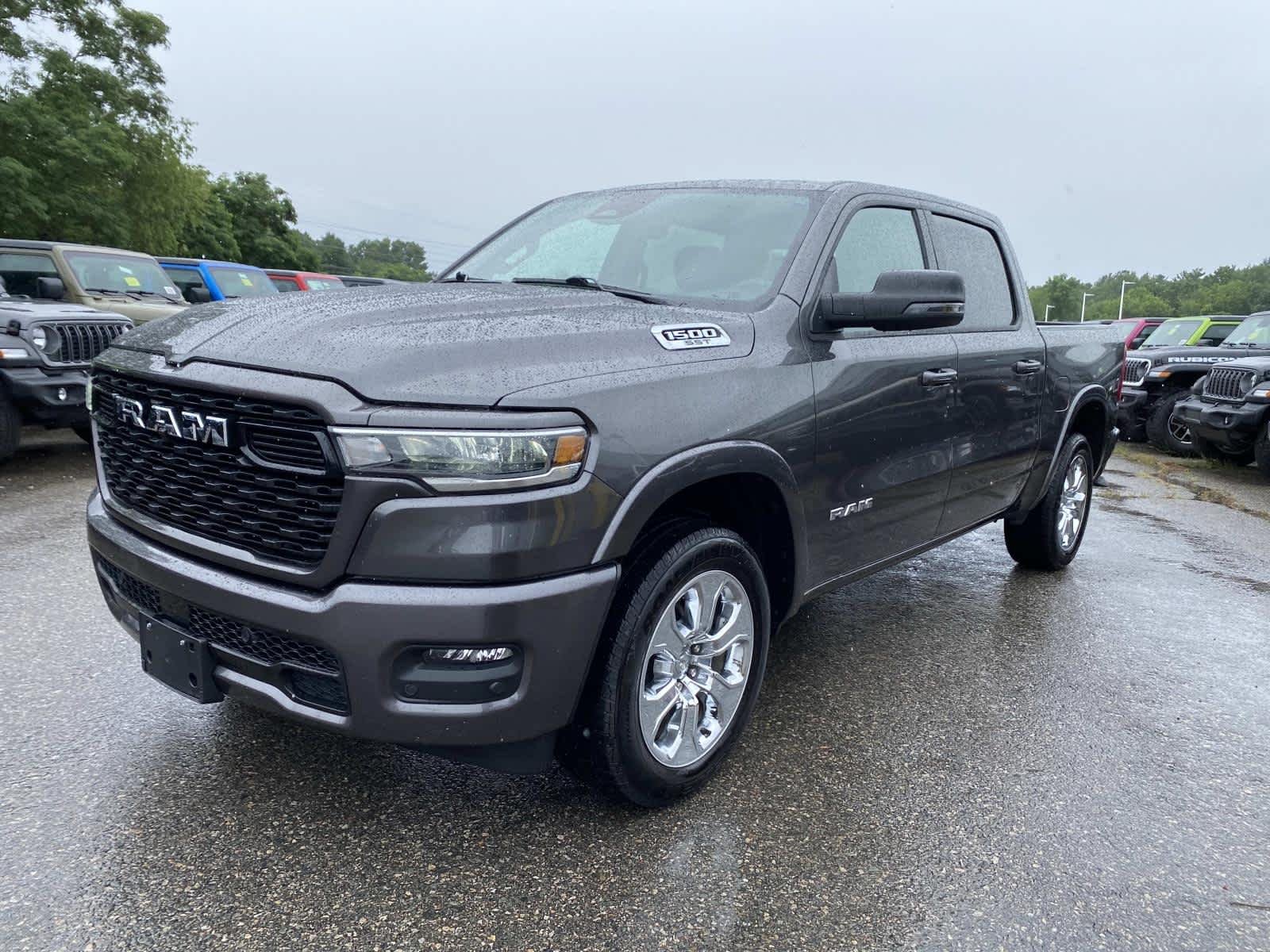 Used 2025 Granite Crystal Metallic Clearcoat Ram Big Horn image 9