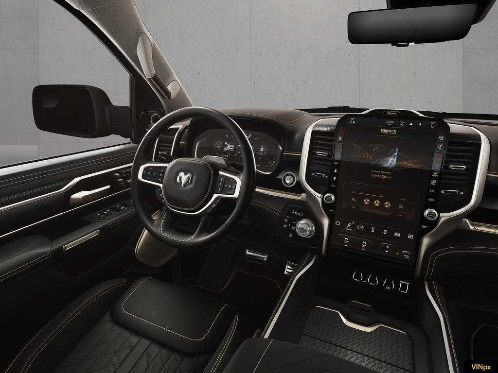 New 2026 Diamond Black Crystal Pearl-Coat Exterior Paint RAM Tungsten image 19