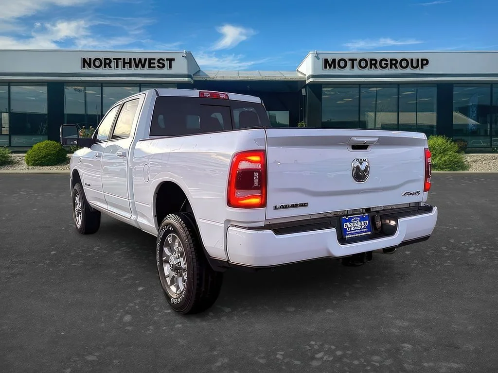Used 2024 Bright White Clearcoat Ram Laramie image 5