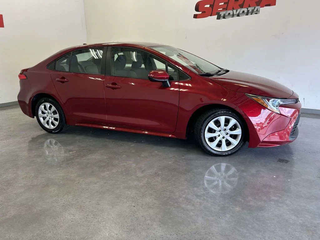 Used 2025 Red Toyota LE image 2