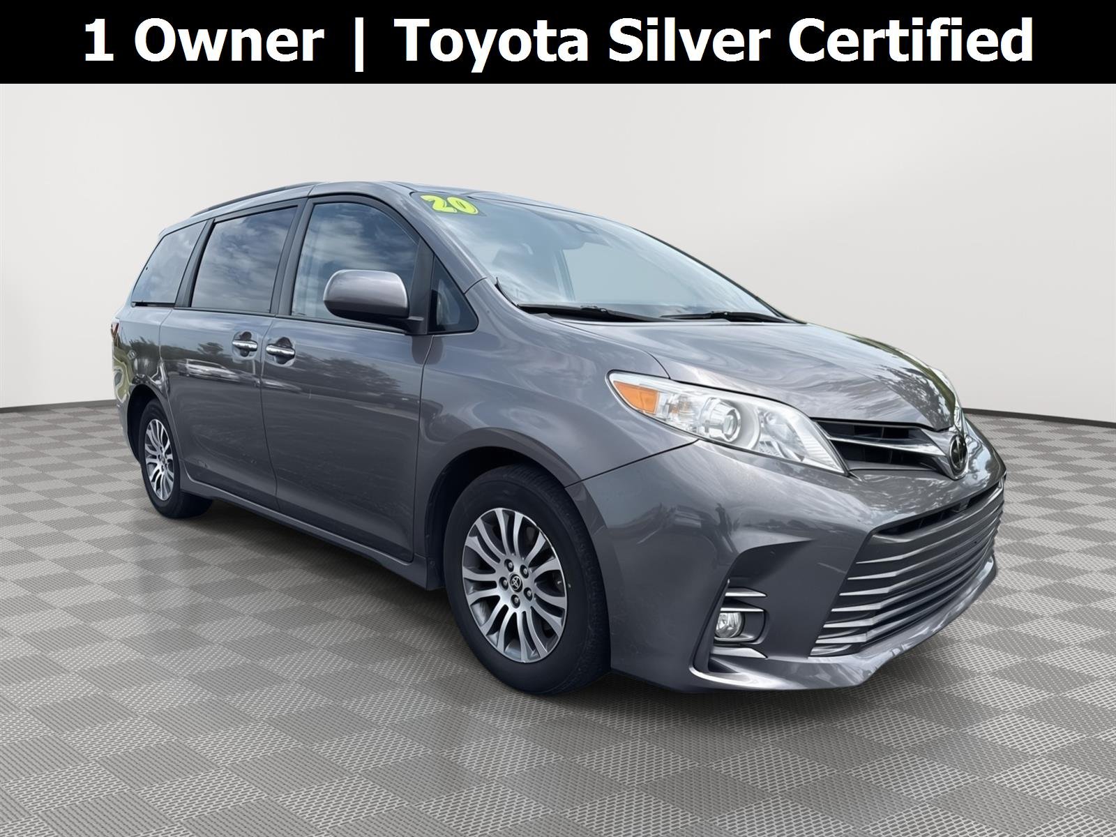 Certified Used 2020 Predawn Gray Mica Toyota XLE image 1
