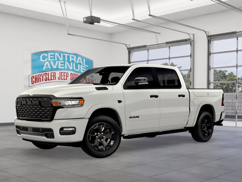 New 2026 Bright White Clear-Coat Exterior Paint RAM Big Horn/Lone Star image 2