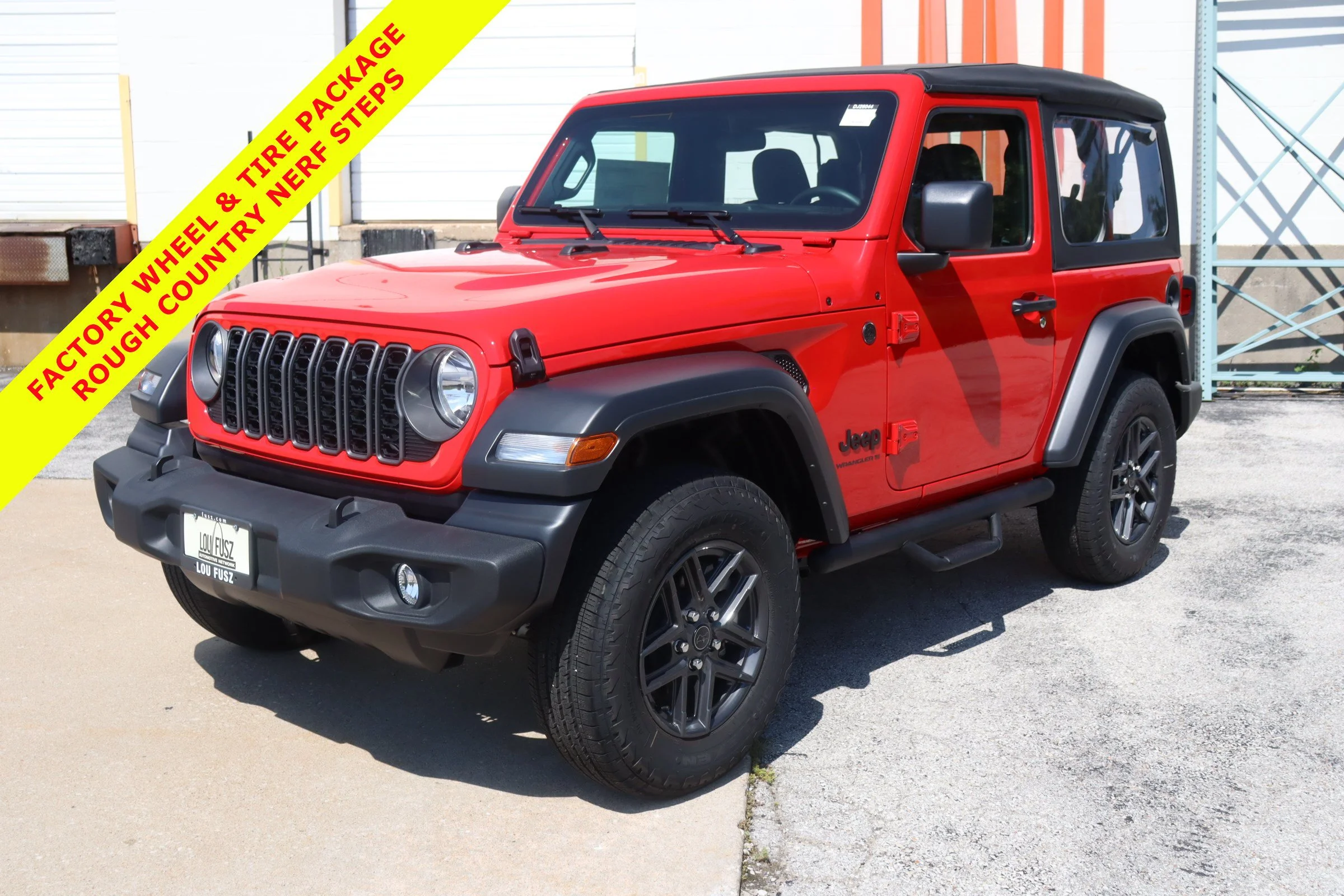 New 2026 Firecracker Red Clear-Coat Exterior Paint Jeep Sport image 4