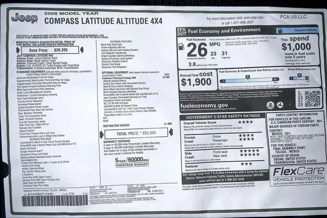 New 2026 Joose Exterior Paint Jeep Latitude image 22