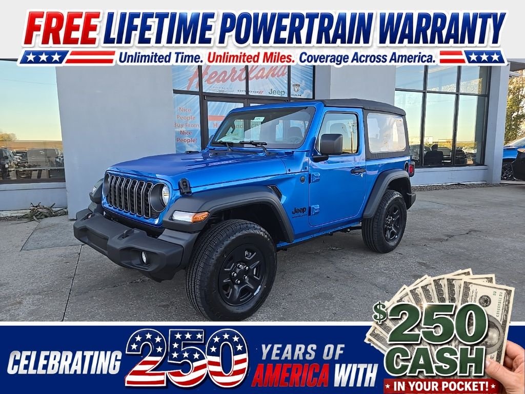 New 2026 Hydro Blue Pearl-Coat Exterior Paint Jeep Sport image 1