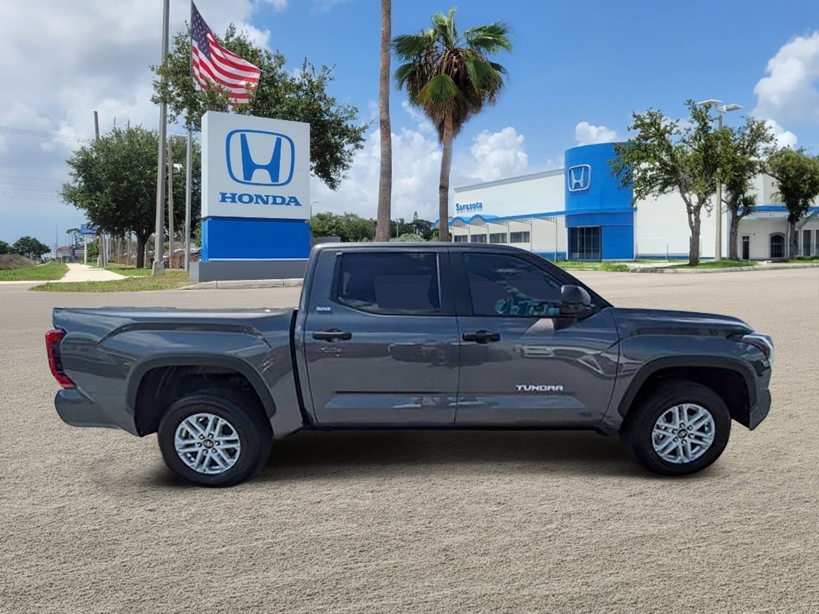 Used 2025 Magnetic Gray Metallic Toyota SR5 image 2