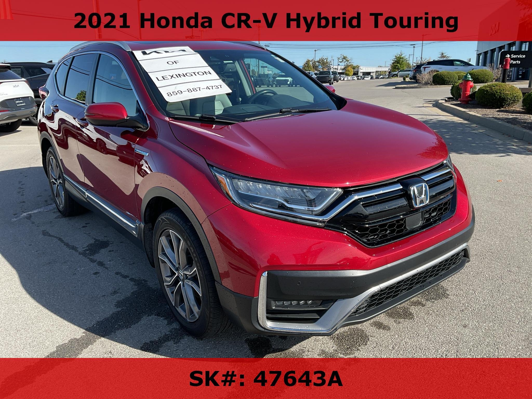 Used 2021 Radiant Red Metallic Honda Touring image 2