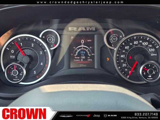 New 2025 Diamond Black Crystal Pearlcoat RAM Tradesman image 33