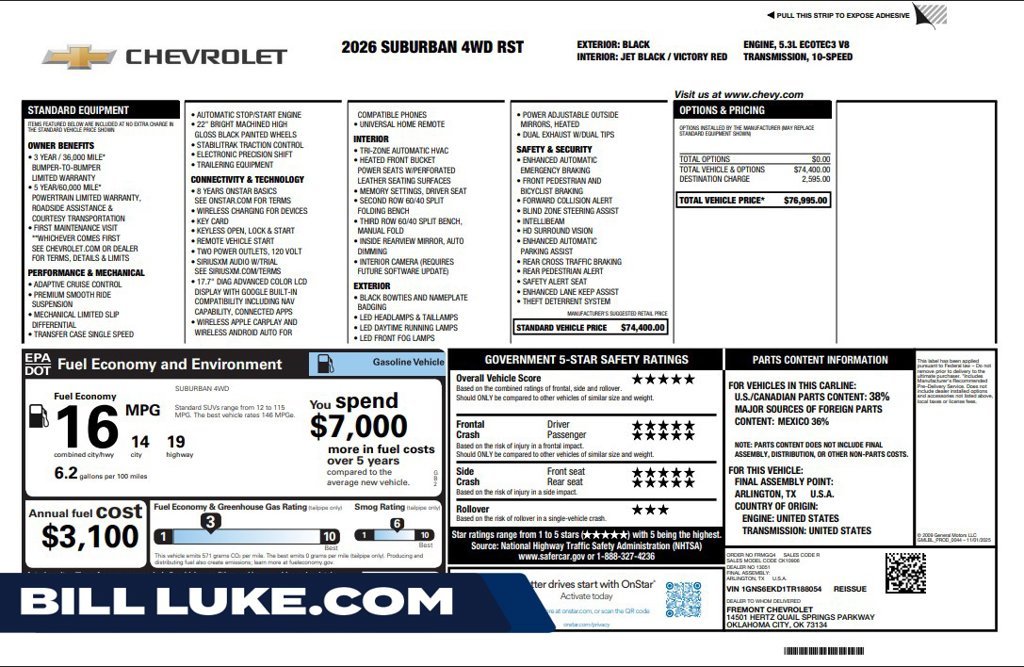 2026 Chevrolet Suburban