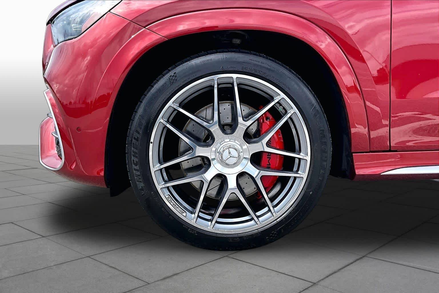 Used 2025 MANUFAKTUR Cardinal Red Metallic Mercedes-Benz AMG® GLE 63 S image 11