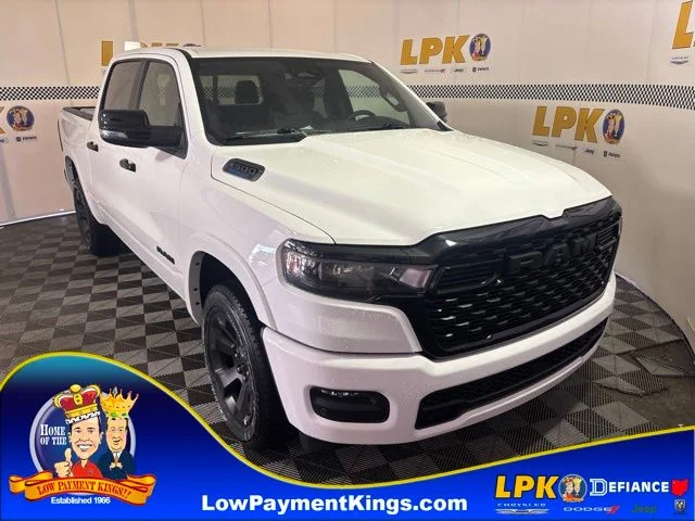 New 2026 Bright White Clear-Coat Exterior Paint RAM BIG HORN image 1