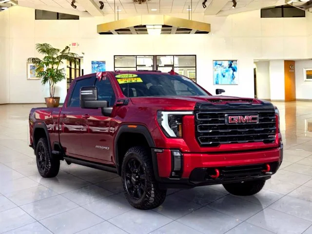 Used 2024 Red GMC AT4 image 3