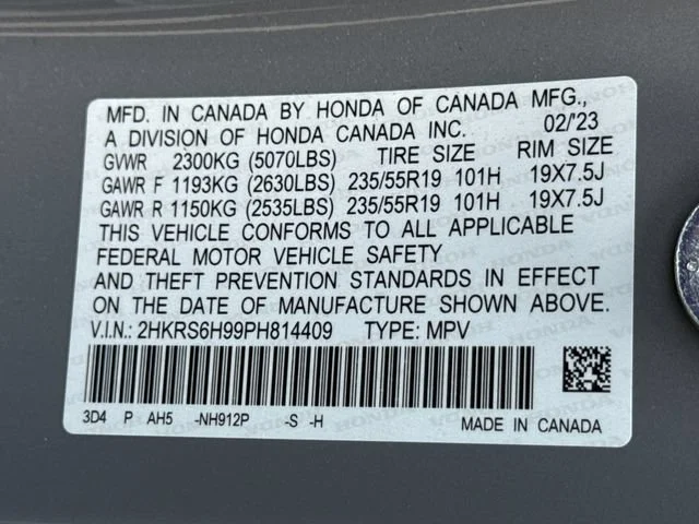 Used 2023 Urban Gray Pearl Honda Sport Touring image 26