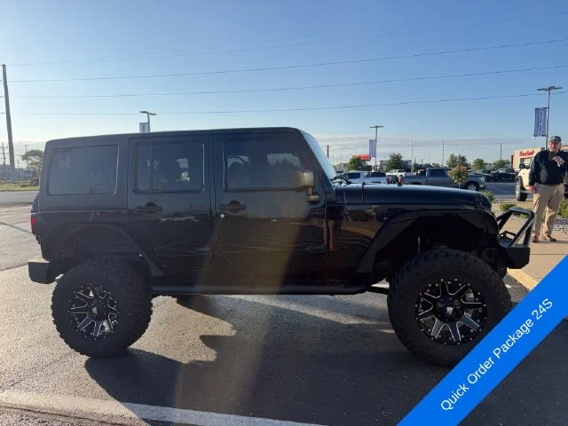 Used 2017 Black Clearcoat Jeep Unlimited Sport image 4
