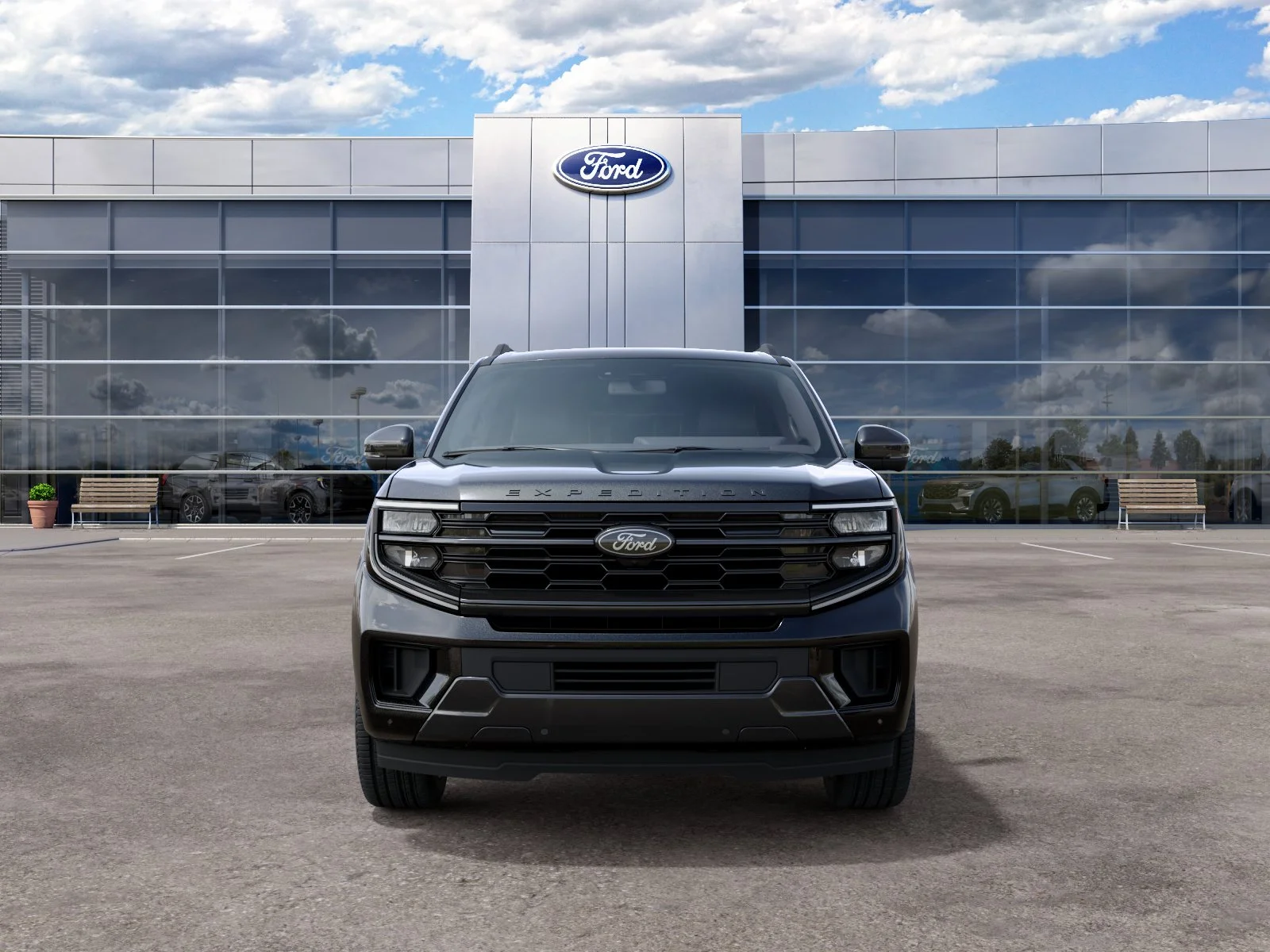 New 2027 Agate Black Metallic Ford Platinum image 35