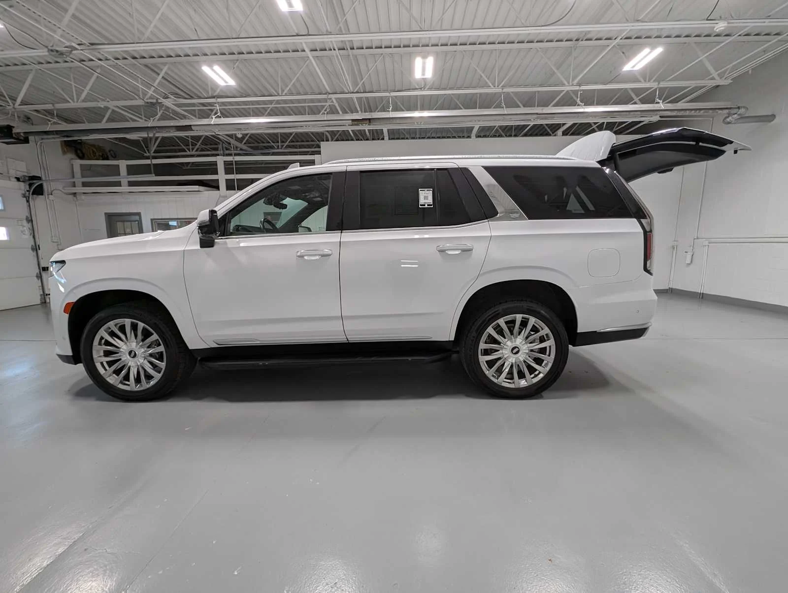 Used 2023 Crystal White Tricoat Cadillac 4WD Premium Luxury image 12