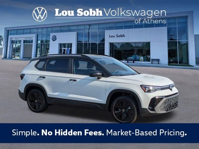 New 2026 Pure White W/Deep Black Roof Volkswagen 1.5T SE Black image 1