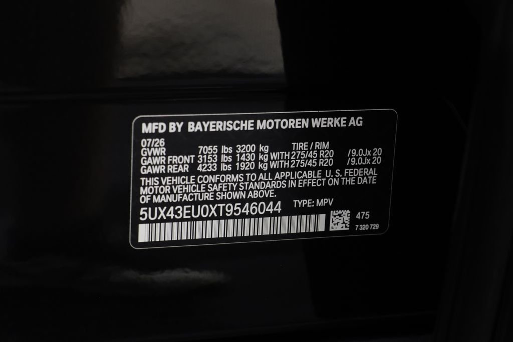New 2026 Black Sapphire Metallic BMW xDrive50e image 27