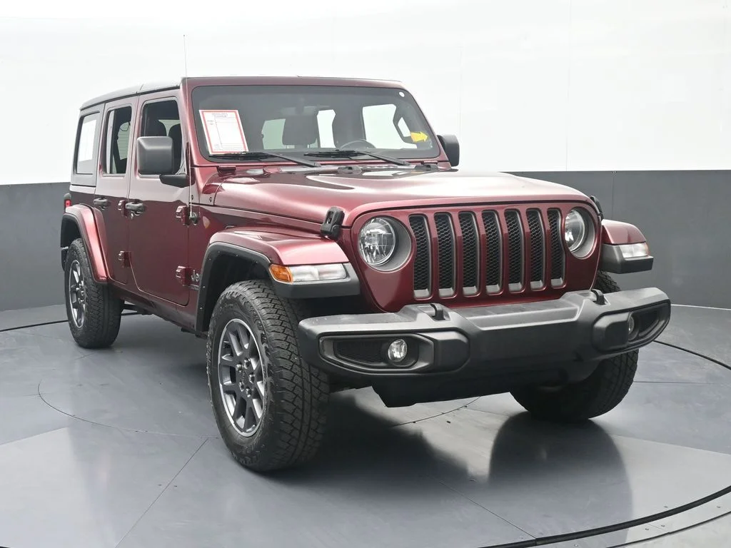 Used 2021 Snazzberry Pearlcoat Jeep Unlimited Sport S image 9