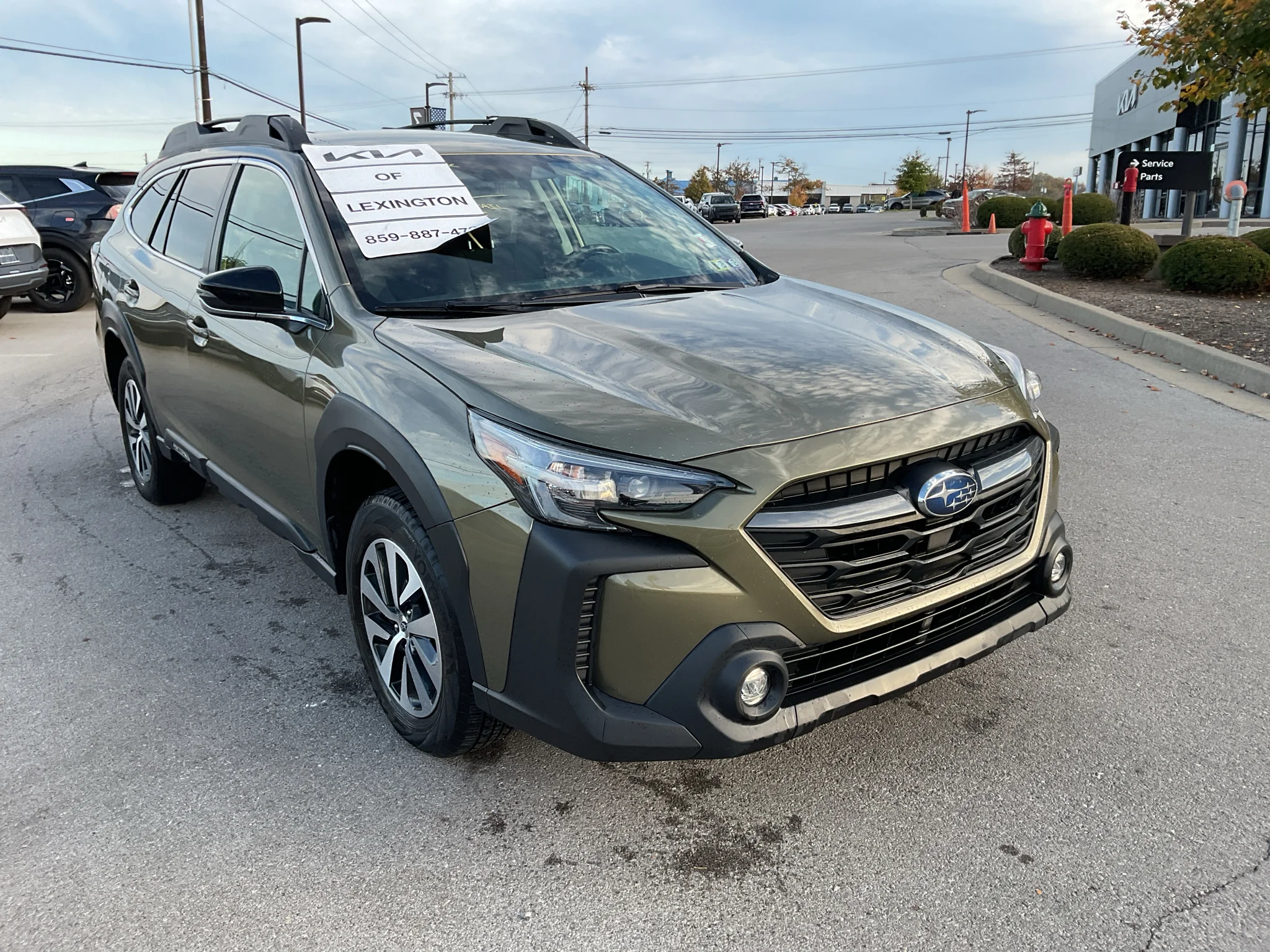 Used 2023 Autumn Green Metallic Subaru Premium image 2