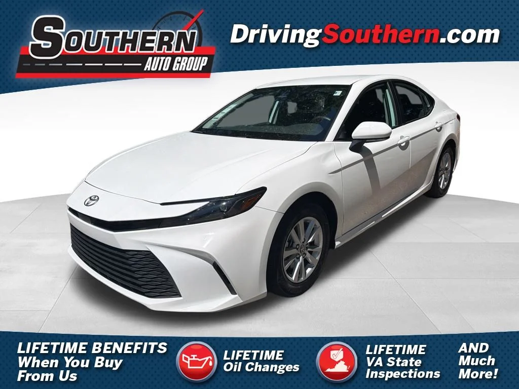 Used 2025 White Toyota LE image 1