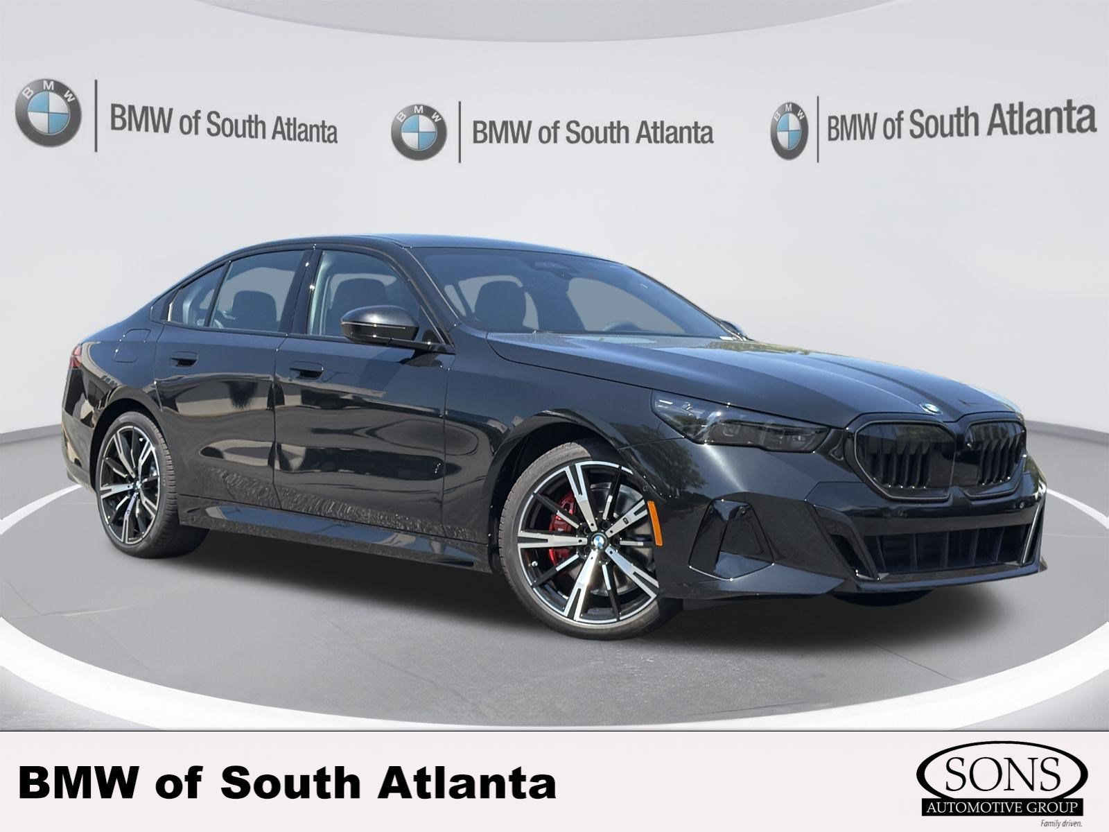 New 2027 Black Sapphire Metallic BMW 530i image 1