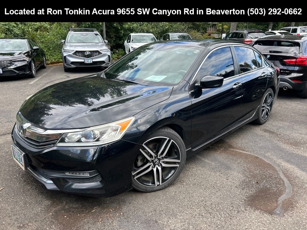 Used 2017 Crystal Black Pearl Honda Sport Special Edition image 5