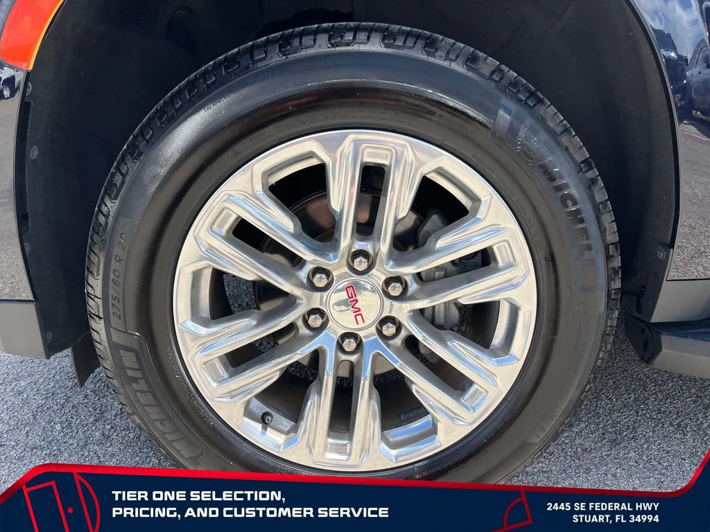 Used 2021 MIDNIGHT BLUE METALLIC GMC SLT image 24
