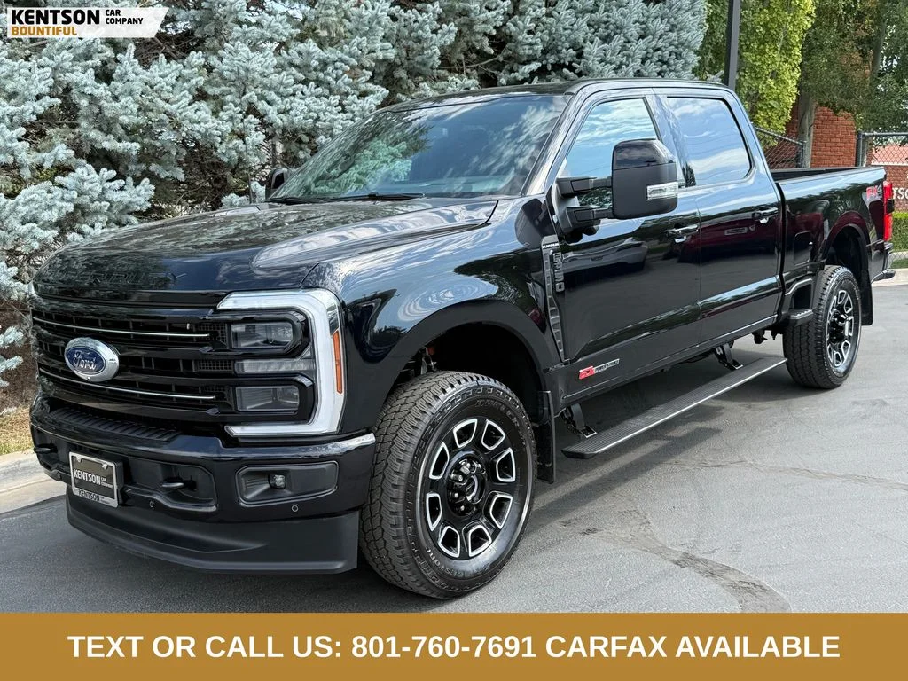Used 2025 Black Ford Platinum image 3
