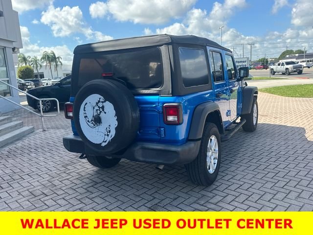 Used 2021 Blue Jeep Unlimited Sport S image 6
