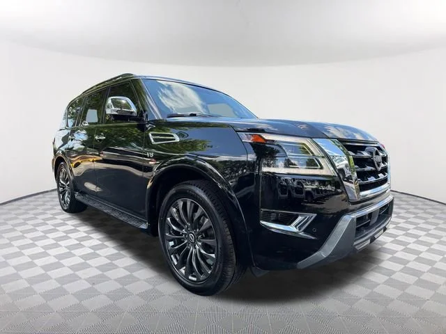 Used 2021 Black Nissan Platinum 2WD image 3