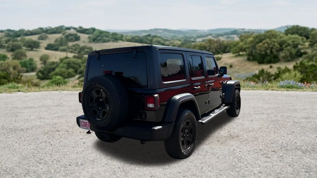Used 2021 Black Jeep Unlimited Sport image 9