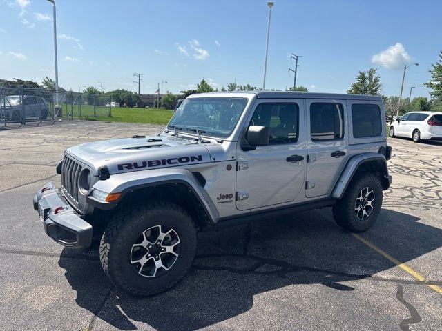 Used 2021 Silver Jeep Unlimited Rubicon image 2