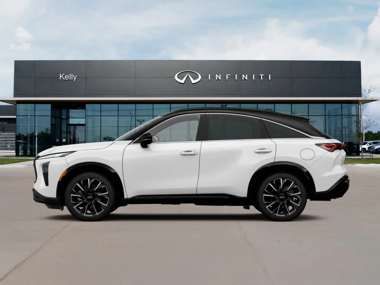 New 2027 Radiant White/Black Obsidian INFINITI Autograph AWD image 3