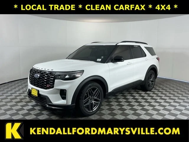 Used 2025 White Metallic Ford ST image 1