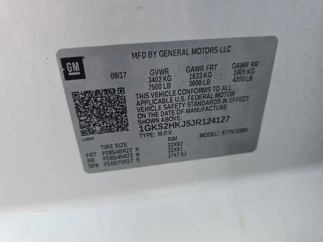Used 2018 WHITE FROST TRICOAT GMC Denali image 39