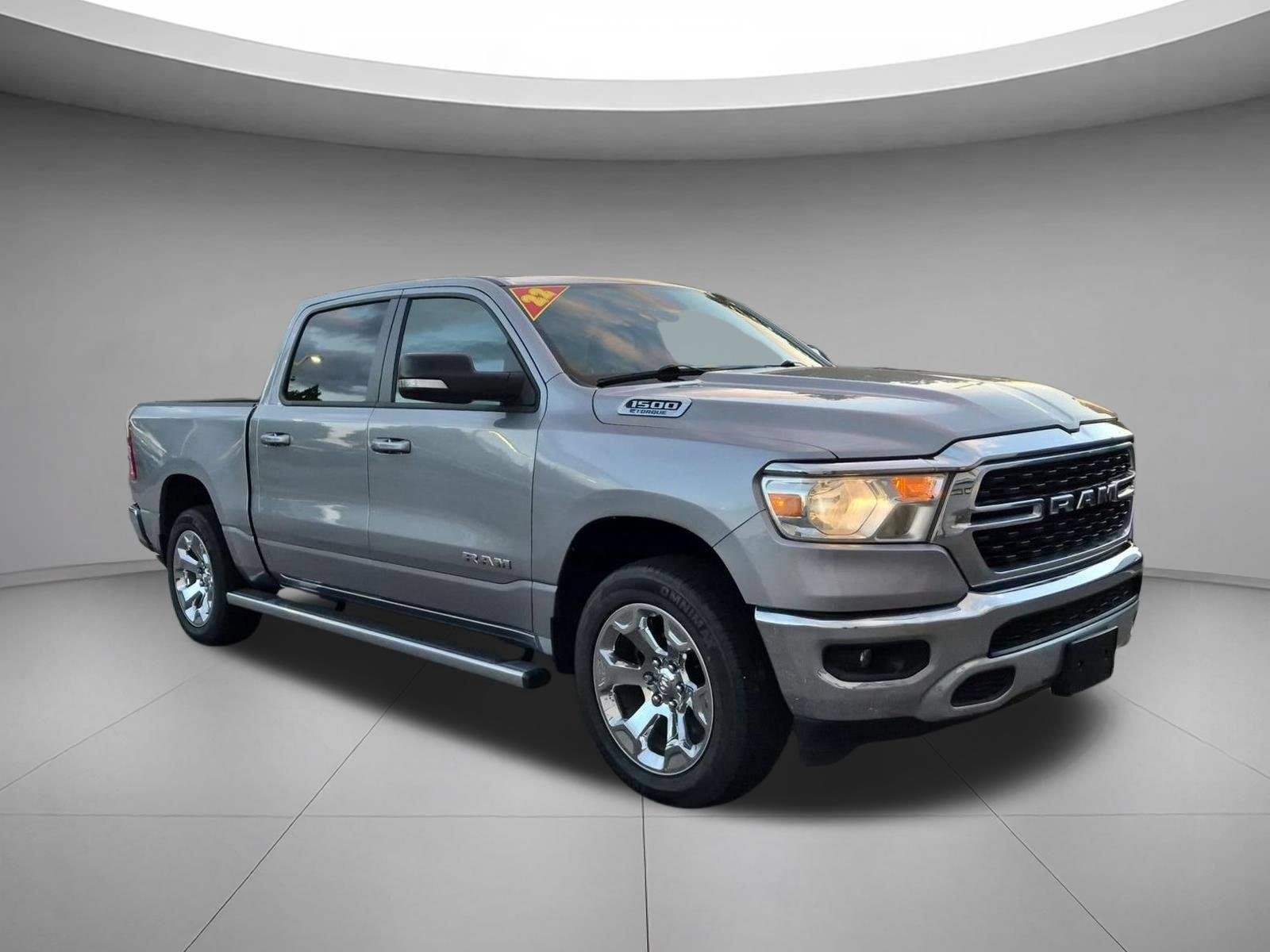 Used 2022 Billet Silver Metallic Clearcoat Ram Big Horn image 7