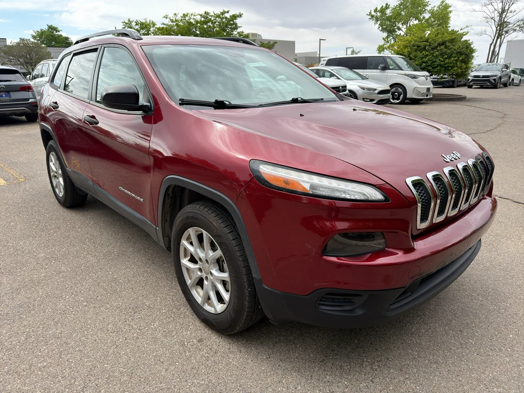 Used 2017 Deep Cherry Red Crystal Pearlcoat Jeep Sport image 10