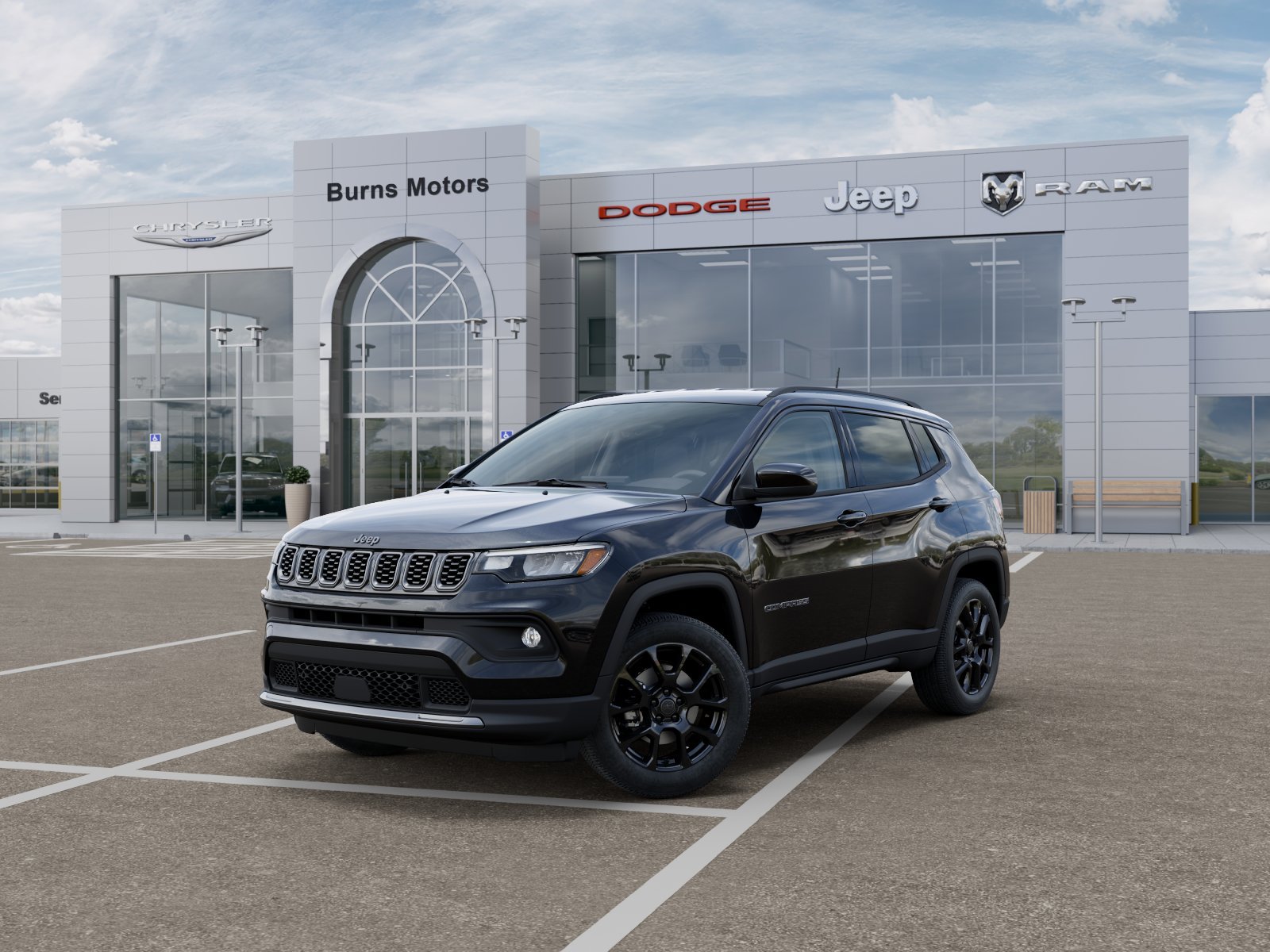 New 2026 Diamond Black Crystal Pearlcoat Jeep Latitude Altitude image 27