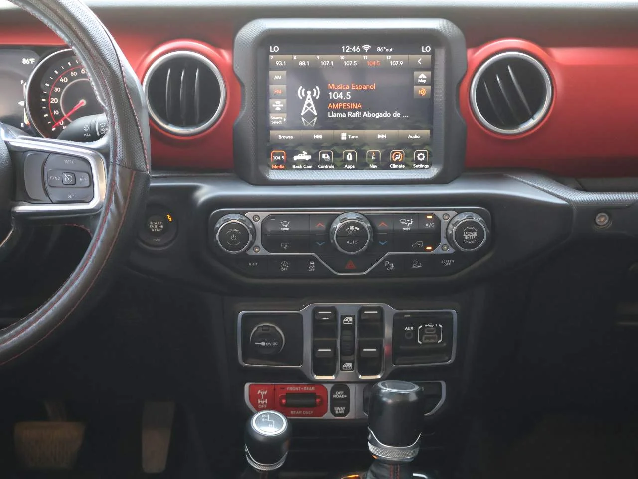 Used 2020 Sting-Gray Clear Coat Jeep Rubicon Crew Cab image 14